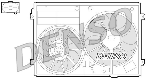 Lüfter, Motorkühlung DENSO DER32012