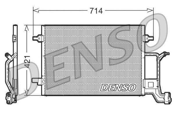 Kondensator, Klimaanlage DENSO DCN32019