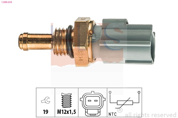Sensor, Kraftstofftemperatur ESP 1830234