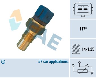 Sensor, Zylinderkopftemperatur FAE 34440