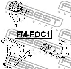 Lagerung, Motor FEBEST FMFOC1 2