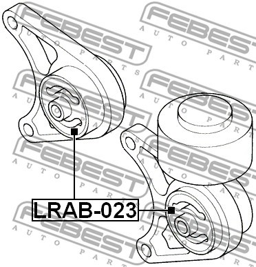 Lagerung, Differential FEBEST LRAB023 2