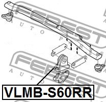 Lagerung, Motor FEBEST VLMBS60RR 2