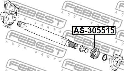 Lager, Antriebswelle FEBEST AS305515 2