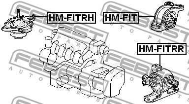 Lagerung, Automatikgetriebe FEBEST HMFITRR 2