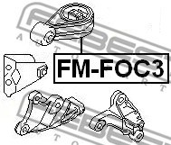 Lagerung, Motor FEBEST FMFOC3 2
