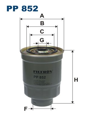 Kraftstofffilter FILTRON PP852