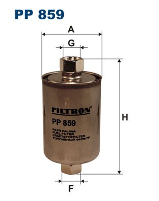 Kraftstofffilter FILTRON PP859