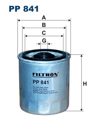 Kraftstofffilter FILTRON PP841