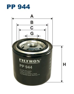 Kraftstofffilter FILTRON PP944