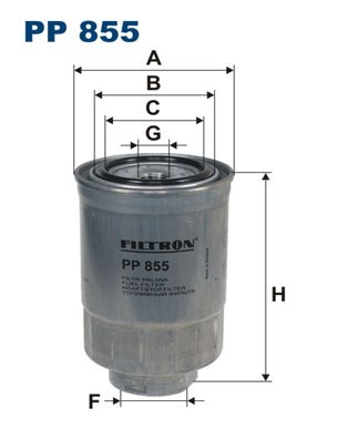 Kraftstofffilter FILTRON PP855
