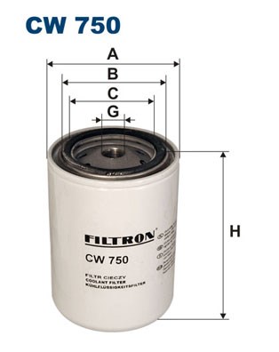 Kühlmittelfilter FILTRON CW750