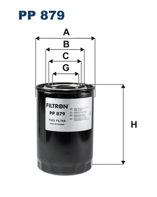 Kraftstofffilter FILTRON PP879