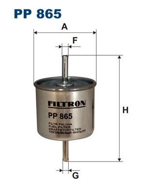 Kraftstofffilter FILTRON PP865