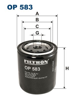 Ölfilter FILTRON OP583