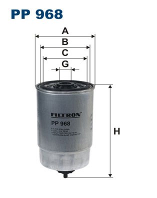 Kraftstofffilter FILTRON PP968