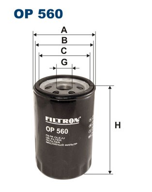 Ölfilter, Schaltgetriebe FILTRON OP560