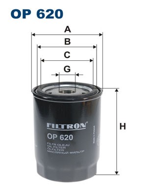 Ölfilter FILTRON OP620