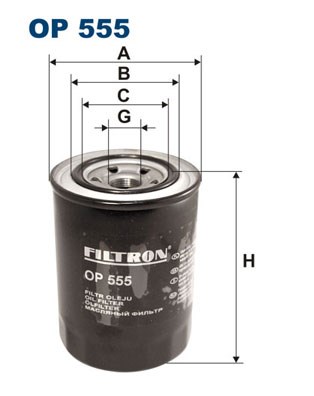 Ölfilter FILTRON OP555