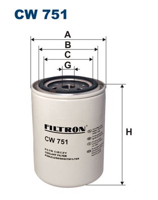 Kühlmittelfilter FILTRON CW751