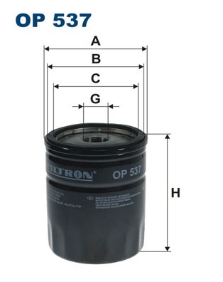 Ölfilter FILTRON OP537