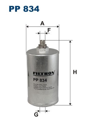 Kraftstofffilter FILTRON PP834