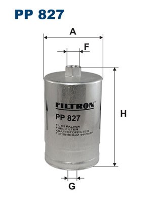 Kraftstofffilter FILTRON PP827