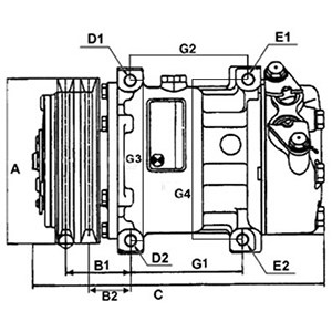 Kompressor, Klimaanlage HC-Cargo 240977 5
