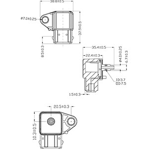 Sensor, Saugrohrdruck HC-Cargo 182065 3