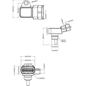 Sensor, Saugrohrdruck HC-Cargo 182109 3