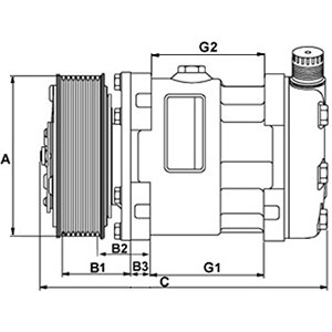 Kompressor, Klimaanlage HC-Cargo 240430 4