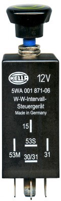 Regler, Wisch-Wasch-Intervall HELLA 5WA001871-061