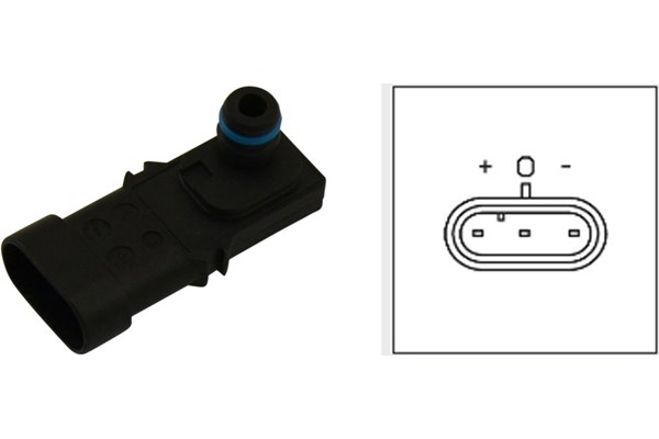 Sensor, Saugrohrdruck KAVO PARTS EMS-6504