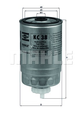 Kraftstofffilter KNECHT KC38