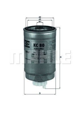 Kraftstofffilter KNECHT KC80