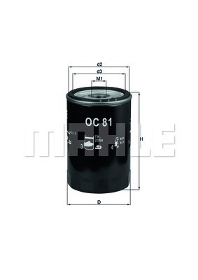 Ölfilter KNECHT OC81