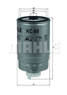 Kraftstofffilter KNECHT KC68