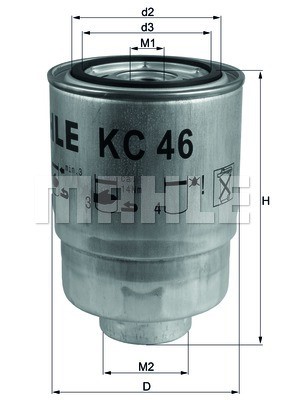 Kraftstofffilter KNECHT KC46