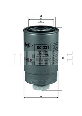 Kraftstofffilter KNECHT KC221