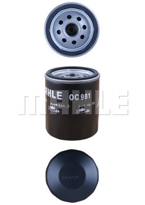 Ölfilter MAHLE OC981 2