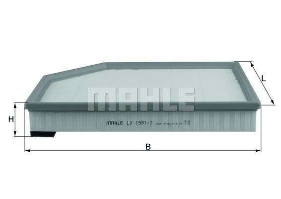 Luftfilter MAHLE LX1591/2