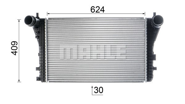 Ladeluftkühler MAHLE CI555000P 10