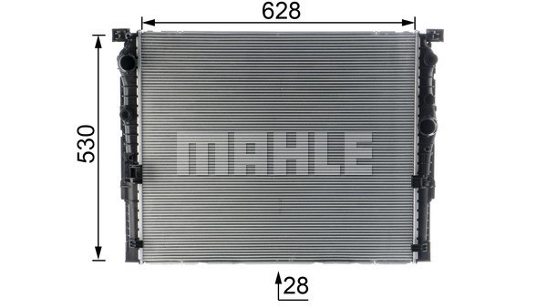 Kühler, Motorkühlung MAHLE CR2196000P 11