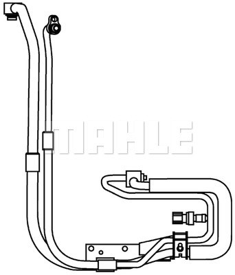 Hochdruck-/Niederdruckleitung, Klimaanlage MAHLE AP96000P 2