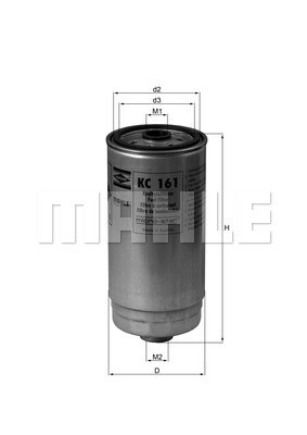 Kraftstofffilter MAHLE KC161