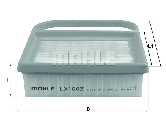 Luftfilter MAHLE LX1603