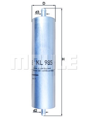 Kraftstofffilter MAHLE KL985