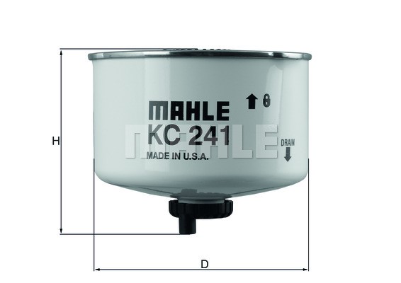 Kraftstofffilter MAHLE KC241D
