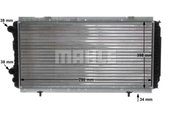 Kühler, Motorkühlung MAHLE CR33000S 11