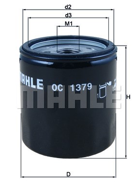 Ölfilter MAHLE OC1379